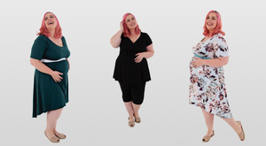 Plus size maternity wear dress - Lonzi&Bean maternity