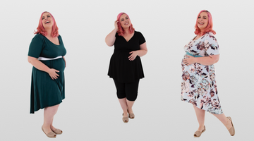 Plus size maternity wear dress - Lonzi&Bean maternity