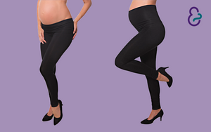 Maternity leggings over bump - lonzi&bean