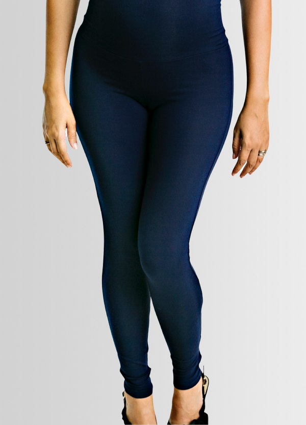 ComfiMum Over-Under Belly Maternity Leggings – Navy - Lonzi&Bean Maternity