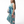 Load image into Gallery viewer, High Low Maternity Dress - Turquoise & Pink Floral