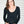 Load image into Gallery viewer, V-neck long sleeve maternity top black