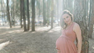 Maternity Breastfeeding Maxi Dress - Lonzi&Bean