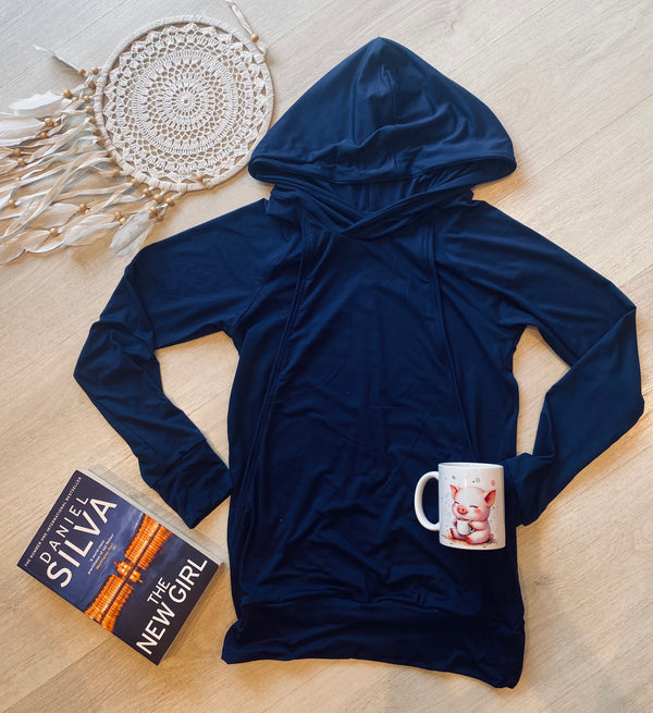 ComfiMum Breastfeeding Hoodie - Navy