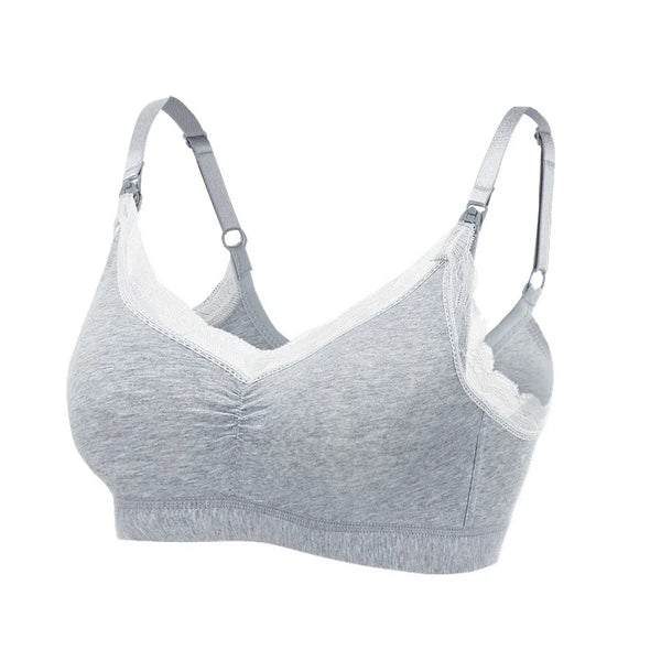 Vogue Nursing Bra - Melange Grey