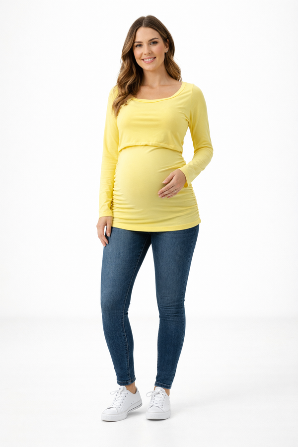 MilkiMum Breastfeeding Top - Sunshine