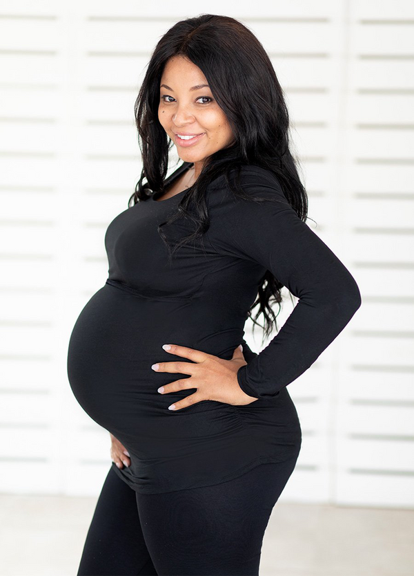 milkimum maternity breastfeeding top black long sleeve - Lonzi&bean