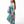 Load image into Gallery viewer, High Low Maternity Dress - Turquoise &amp; Pink Floral
