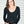 Load image into Gallery viewer, V-neck long sleeve maternity top black
